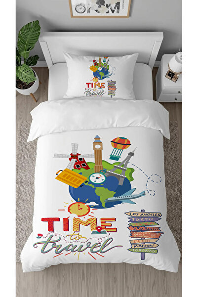 GREENDECOR World Travel Cities Patterned Design Digital Printed Special Desig...