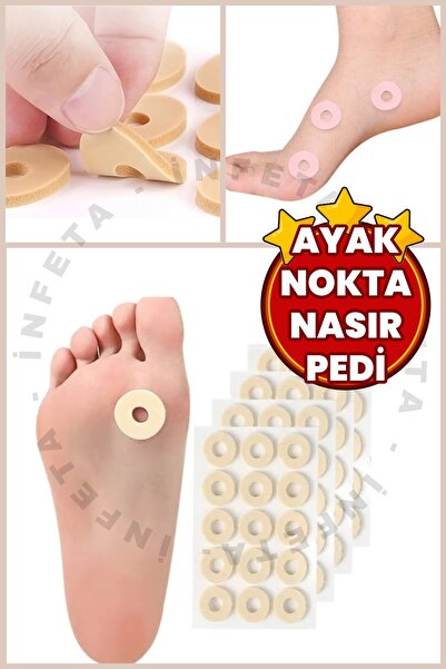 İnfeta Ayak Nokta Nasır Pedi 1 Adet Sünger Yastıklı Koruyucu Ped