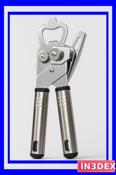 İN3DEX Canning and Bottle Opening Tool Stainless Steel Construction