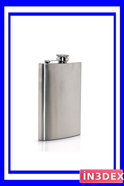İN3DEX Compact Stainless Steel Travel Flask 177ml Capacity