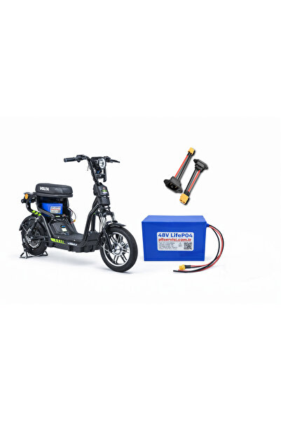 Volta VSM Uyumlu 48V 12Ah LiFePO4 Batarya - Yüksek Menzil & Uzun Ömürlü Lityu...