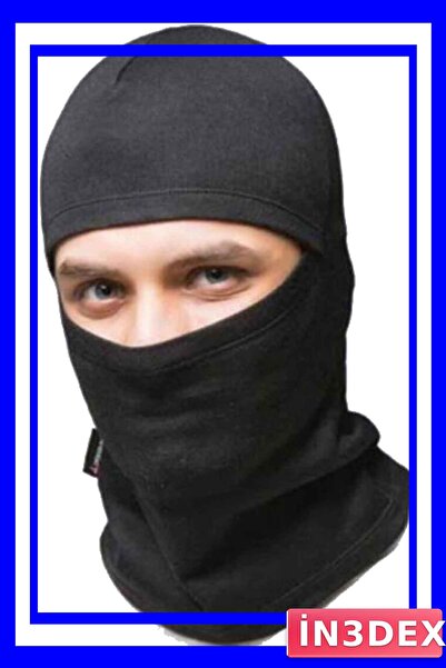 İN3DEX Thermal Beanie and Balaclava Combination Black Color