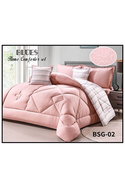 BLUES Rozana Summer Elegant Double Bed Set, 6 Pieces