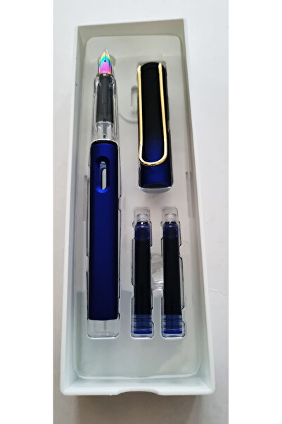 Modellino Dolma Kalem 2 Kartuş Tüplü Sert PVC Kutulu Soft Pastel ve Metalik R...