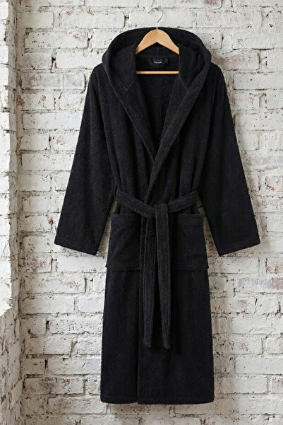 Valmia Home Ultra Large 100% Cotton Hooded Luxury Bathrobe - Available in Kin...