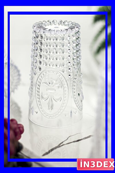 İN3DEX Unbreakable Transparent Acrylic Water Cup 750ml Large Size