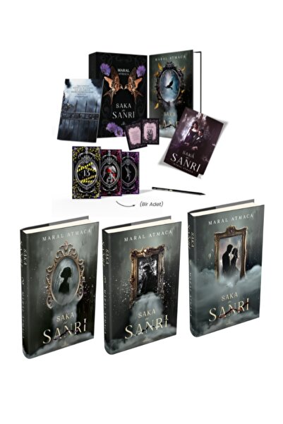 Ephesus Yayınları Saka ve Sanrı 4 Kitap Ciltli Set 1. Kitap Kutulu Maral Atma...