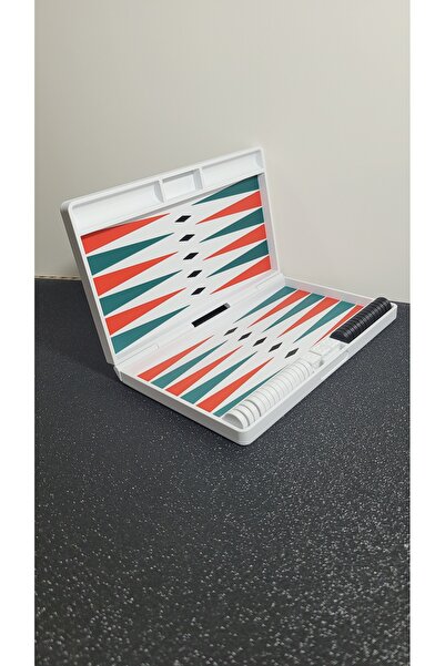 DoBi3D Katlanabilir Tavla Seti 25x20 cm – 3D Baskı Özel Tasarım – Kompakt Tav...