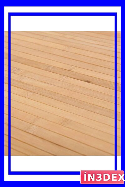İN3DEX Natural Bamboo Non-Slip Floor Mat for Wet Areas