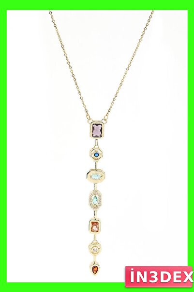 İN3DEX Stainless Steel 7 Element Necklace Water Resistant