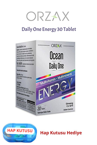 Ocean Daily One Energy (Multivitamin - Multimineral) 30 Tablet + Hap Kutusu H...