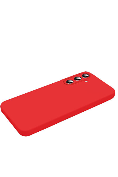 POYRAZ MARKET Newface Samsung Galaxy S26 سيليكون أول - أحمر