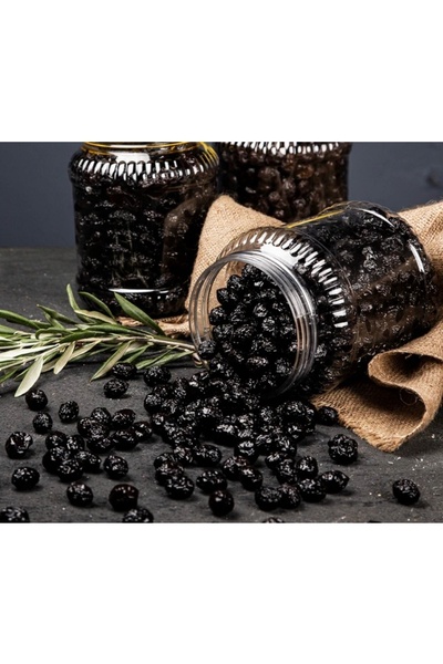 Doğal Siyah Sele Zeytin 1 kg