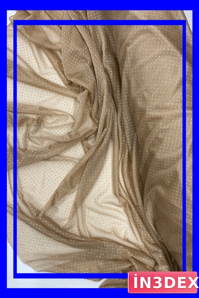 İN3DEX Glittery Tulle Fabric for Evening Dress and Shawl