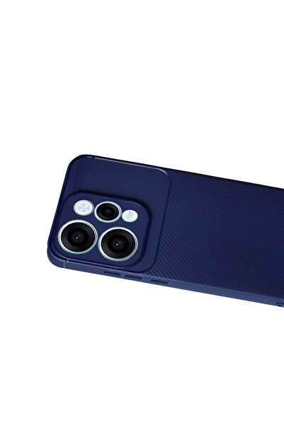 POYRAZ MARKET غطاء الكربون الجديد لـ Oppo Reno 15 مع التركيز التلقائي - أزرق ...