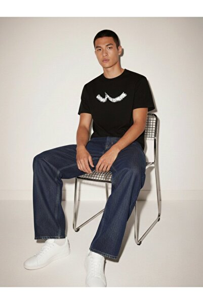 Ltb Logo Printed Black T-Shirt