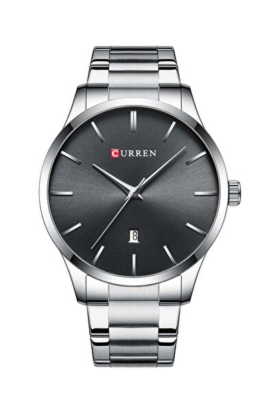 Curren Men's Waterproof Simple Stainless Steel Band Casual Quartz Wrist Watch