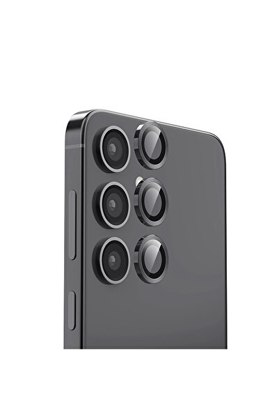 eco port Samsung Galaxy S24 Fe Raze Metal Camera Lens - Black