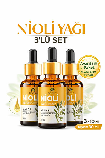 Singularis 3 Adet Gommy Nioli Yağı %100 Doğal Bitkisel Uçucu Yağ Niaouli Esse...