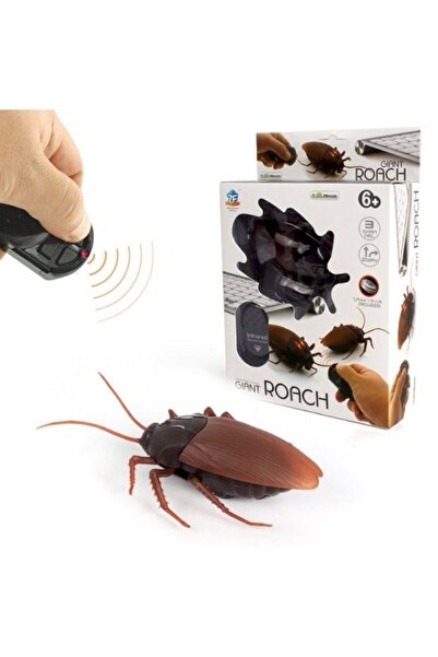 Premium لعبة صرصور عملاقة تعمل بجهاز تحكم عن بعد - حشرة مزحة تعمل بالأشعة تحت...