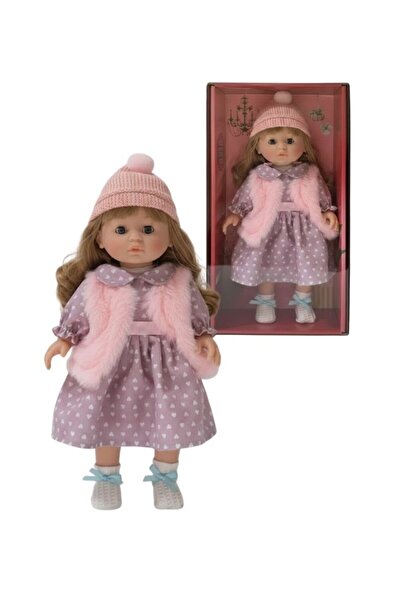 Premium دمية أميرة صغيرة بقبعة وردية وفستان على شكل قلب - لعبة في علبة هدايا ...