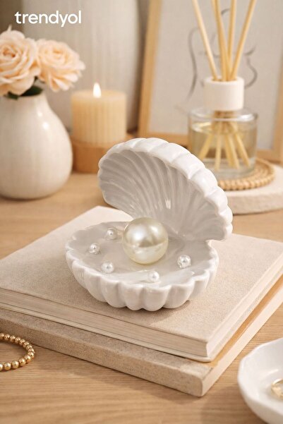 rıfkıdesing Dekoratif Deniz Kabuğu - 2 adet, 10 cm