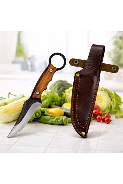 B-SQUL EXPEDITION Outdoor & kitchen knife, 20 cm, Stainless Steel, Protective...