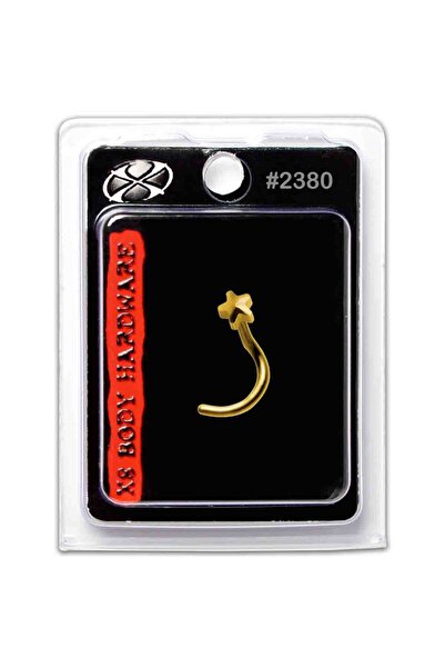 X8 BODY HARDWARE نجمة أنف مطلية بالذهب من الولايات المتحدة الأمريكية