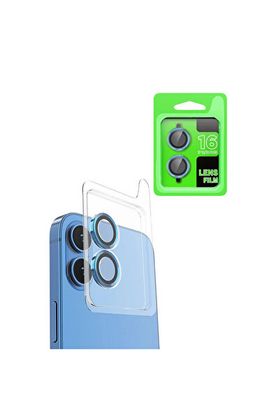 eco port iPhone 16 Plus Raze Metal Camera Lens - Navy Blue