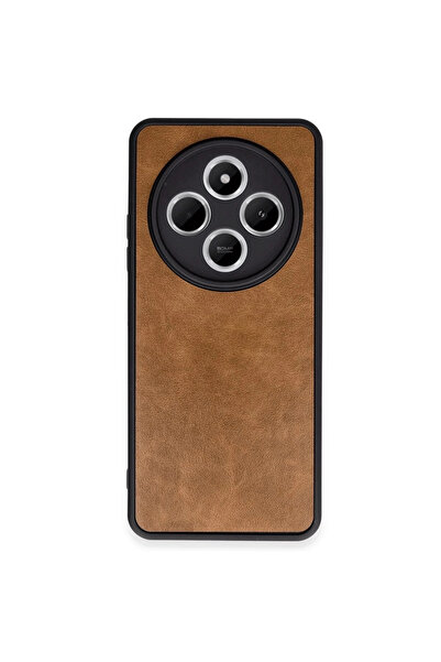 eco port Redmi 14c case aras leather cover - taba