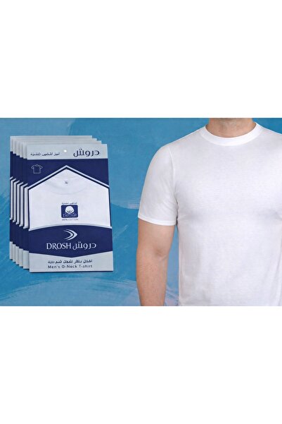 Drosh فنيلة حلق مرتفع رجالي من دروش (6قطع)