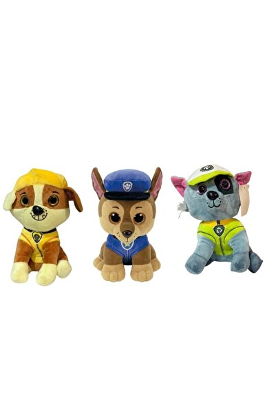 Premium مجموعة دمى باو باترول وبري - رابل، تشيس، وروكي