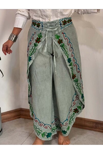 Fibula Bohemian and Authentic Mystical Embroidered Standard Size Cotton Close...