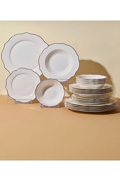 Home Silver Bone 24 Parça Bone Yemek Takımı 6 Kişilik