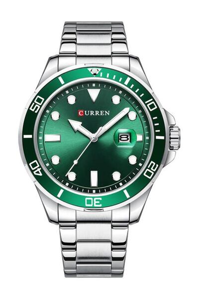 Curren Men's Classic Luminous Analog Watch - 47 mm - Silver