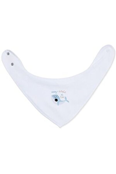 Messy طقم مريلة وشاح مطبوعة للأطفال مكون من قطعتين - يونس (3 قطع)