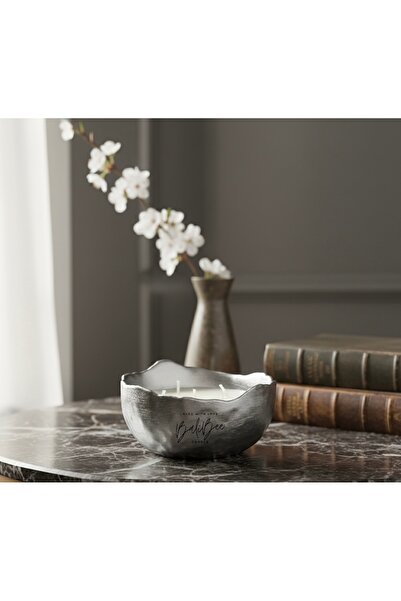BalibeeCandle BalibeecandleHandmade dekoratif gümüş kasede luxry dekoratif mum