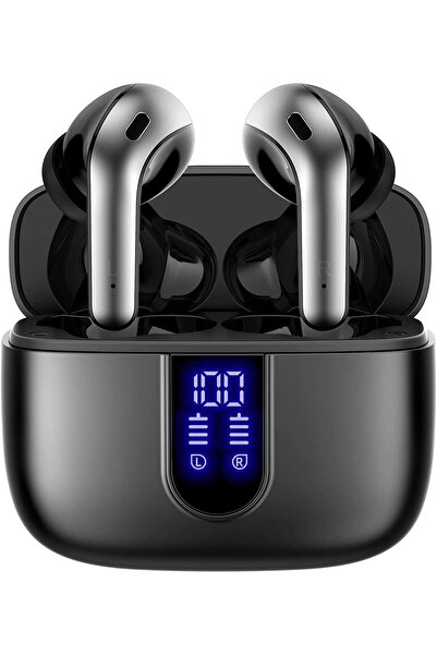 Kipgsm Dijital LED Göstergeli Bluetooth Kulaklık TWS Kablosuz HD Ses Mikrofon...