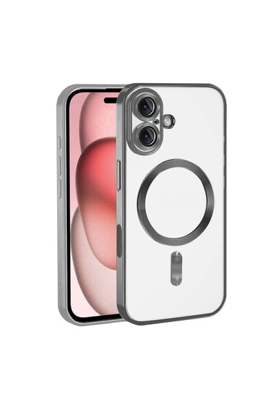 iPhone 17 Uyumlu Kross Magneticsafe Darbe Emici Kamera Korumalı Premium Kapak