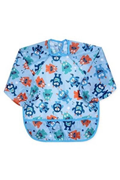 Messy مريلة نشاط بأكمام طويلة - مونستر (قطعتان)