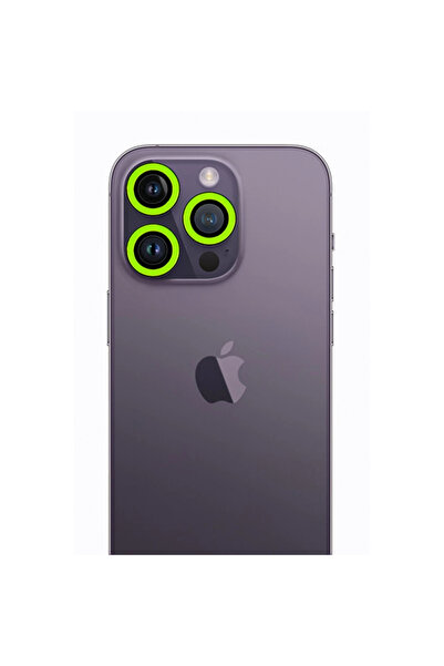 eco port iPhone 12 Pro Neon Highlighter Camera Lens - Green