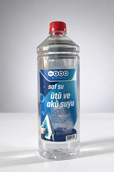 Dr. Goo Beauty Saf Ütü ve Akü Suyu 1 Litre – Saf Su, Kireç Önleyici Kireç Bır...