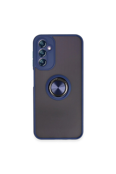 eco port غطاء حماية سامسونج جالاكسي A14 4G مونتريال من السيليكون مع حلقة - أز...