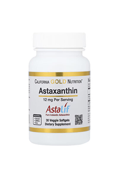 California Gold Nutrition Astaxanthin Antioxidant AstaLif Pure Icelandic 99% ...