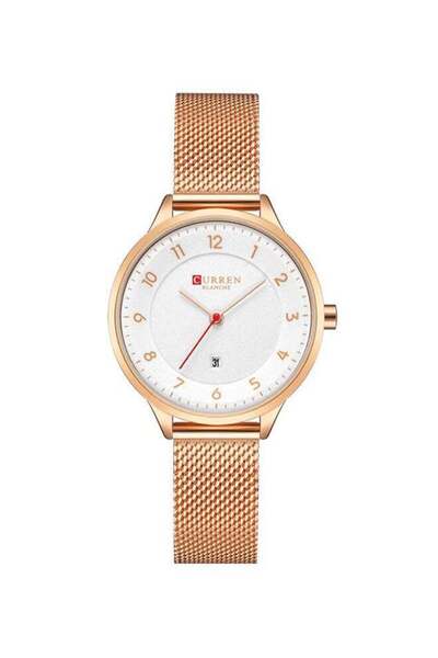 Curren Men's Water Resistant Analog Watch 9035B - 30 mm - Rose Gold