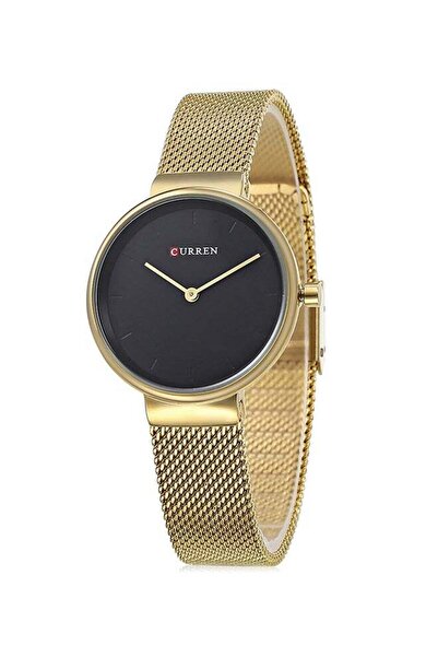 Curren Women's Water Resistant Analog Watch 9016 - 30 mm - Gold