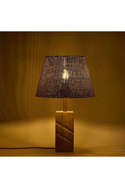 MATMEL Valen Straw Hat Travertine Lampshade - Brown