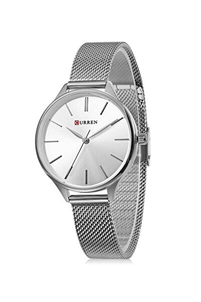 Curren women Water Resistant Analog Watch 9024 - 36 mm - Silver