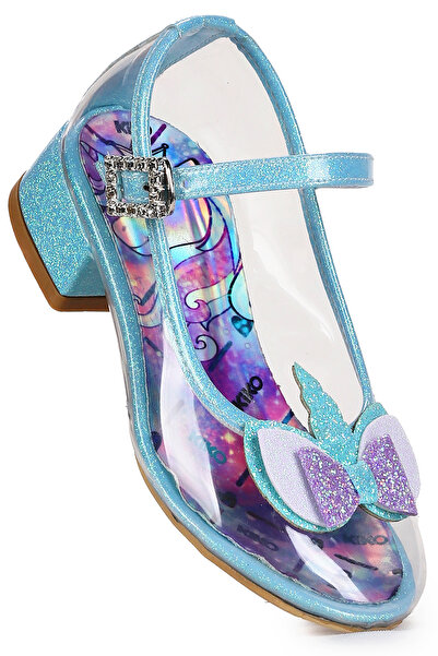 Kiko Kids حذاء شفاف بكعب للفتيات من Unicorn Girl
