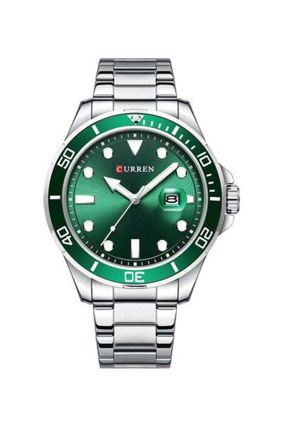 Curren Men's Classic Luminous Analog Watch - 47 mm - Silver